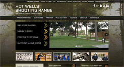 Desktop Screenshot of hotwellsshootingrange.com